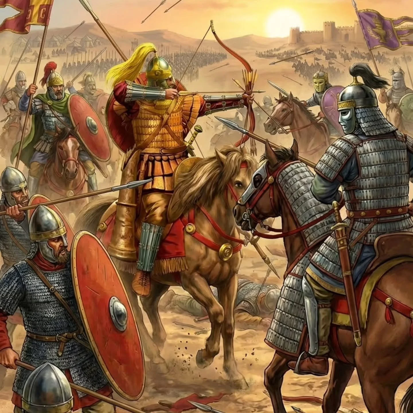 Nel regno di #Giustiniano e #Teodora, nell&rsquo; #ImperoRomano d&rsquo;Oriente, l&rsquo;elemento centrale dello Stato &egrave; ancora l&rsquo; #esercito. Ma si tratta di un esercito molto diverso da quello del periodo repubblicano o dei primi tempi 