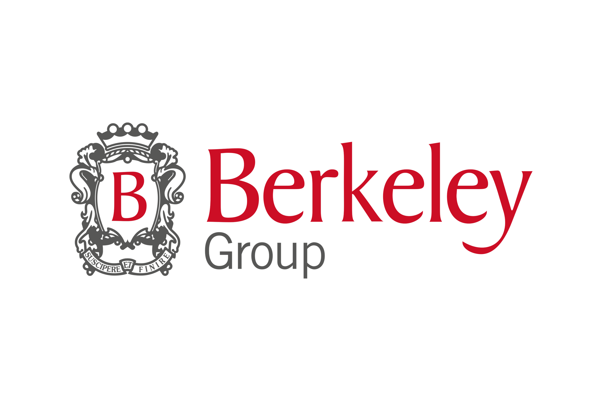 Berkeley Group logo with a crest and the words 'Berkeley Group' in red and gray.