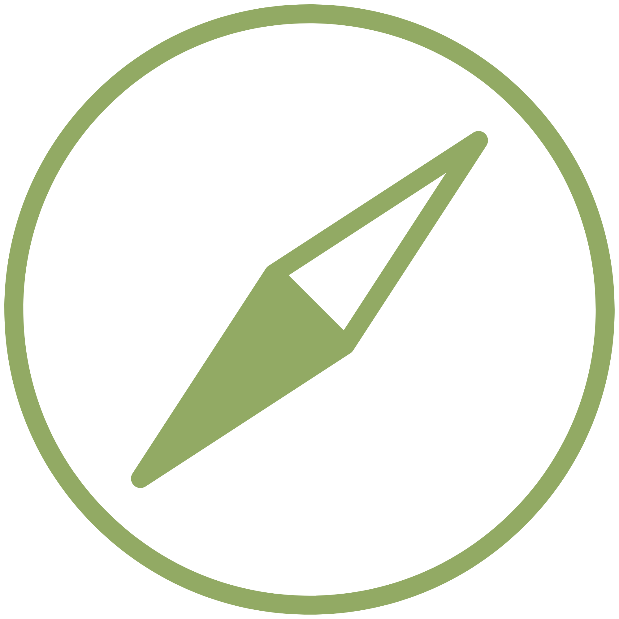 En grøn checkmark inden i en cirkel, der symboliserer bekræftelse eller godkendelse.