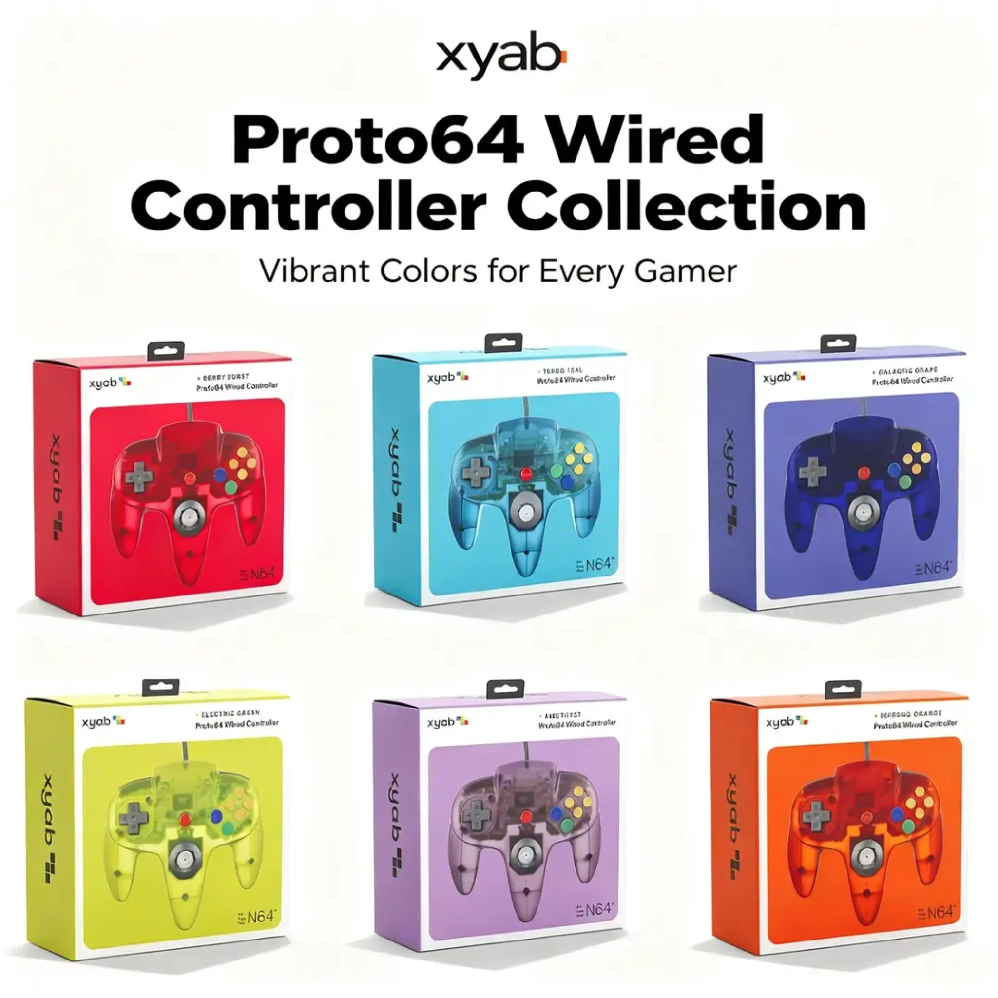 Proto64 Wired Controller For Nintendo 64