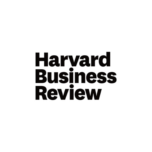 Harvard Business Review logo with black text on a white background.