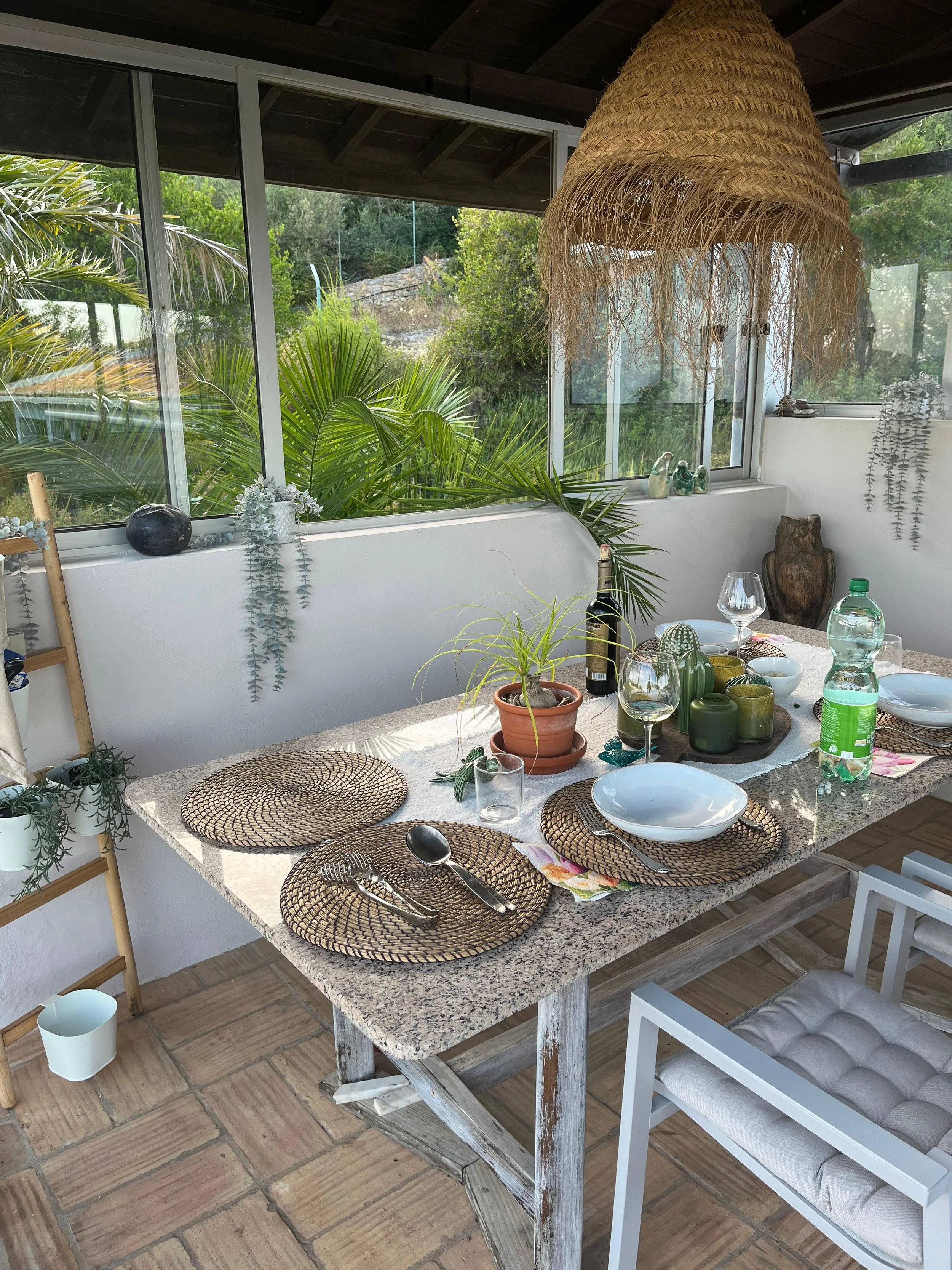 Außenküche im Turm