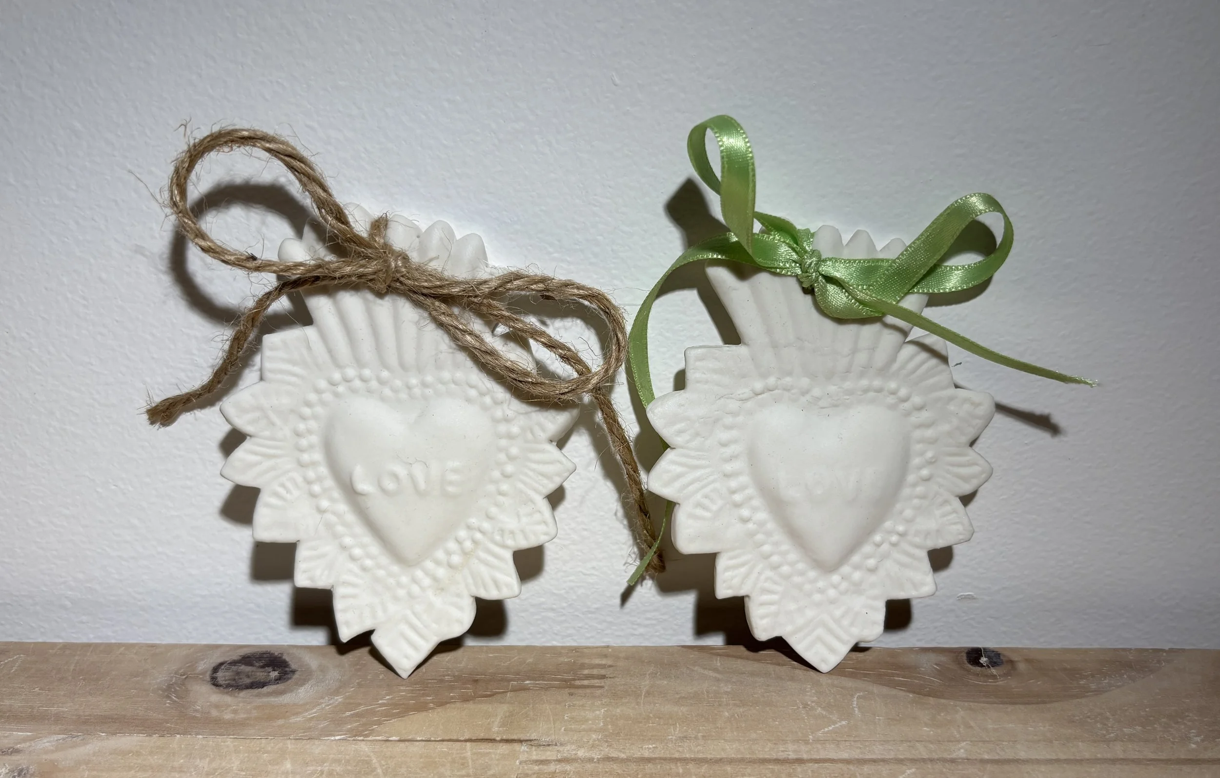 Ex Voto Coeur Love - Porcelaine