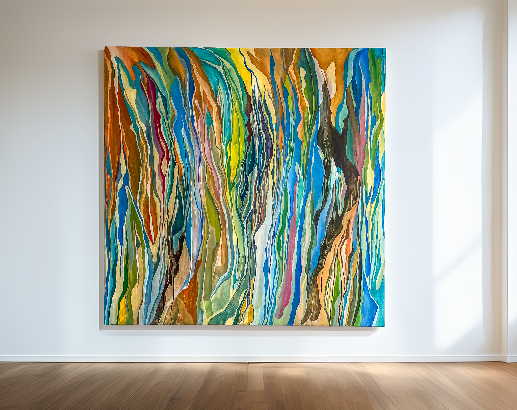 Untitled. Acrylic on canvas, 150x150cm, 2025