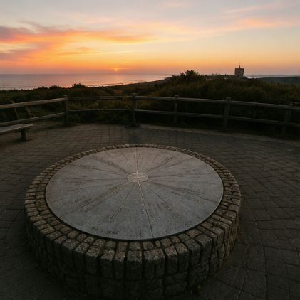 Uitzicht tijdens de ManYgen Reset aan zee in Dishoek, Zeeland. Richting bepalen, keuzes maken.