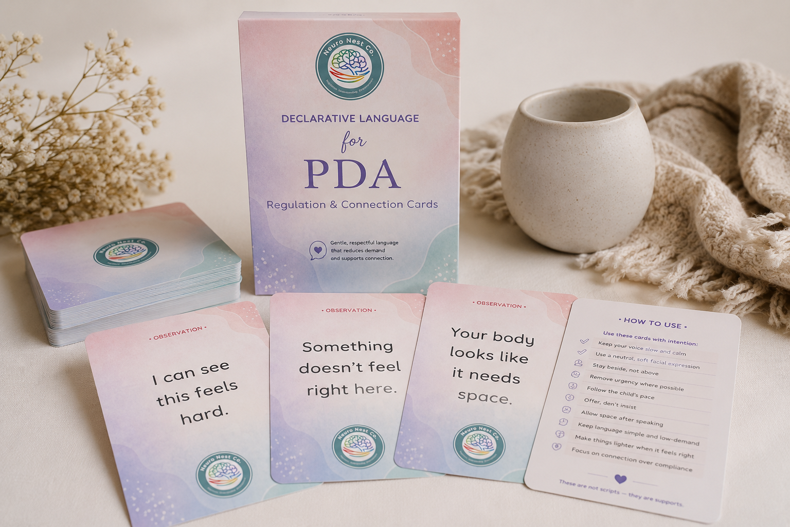 Declarative language for PDA- Regulation & Connection cards