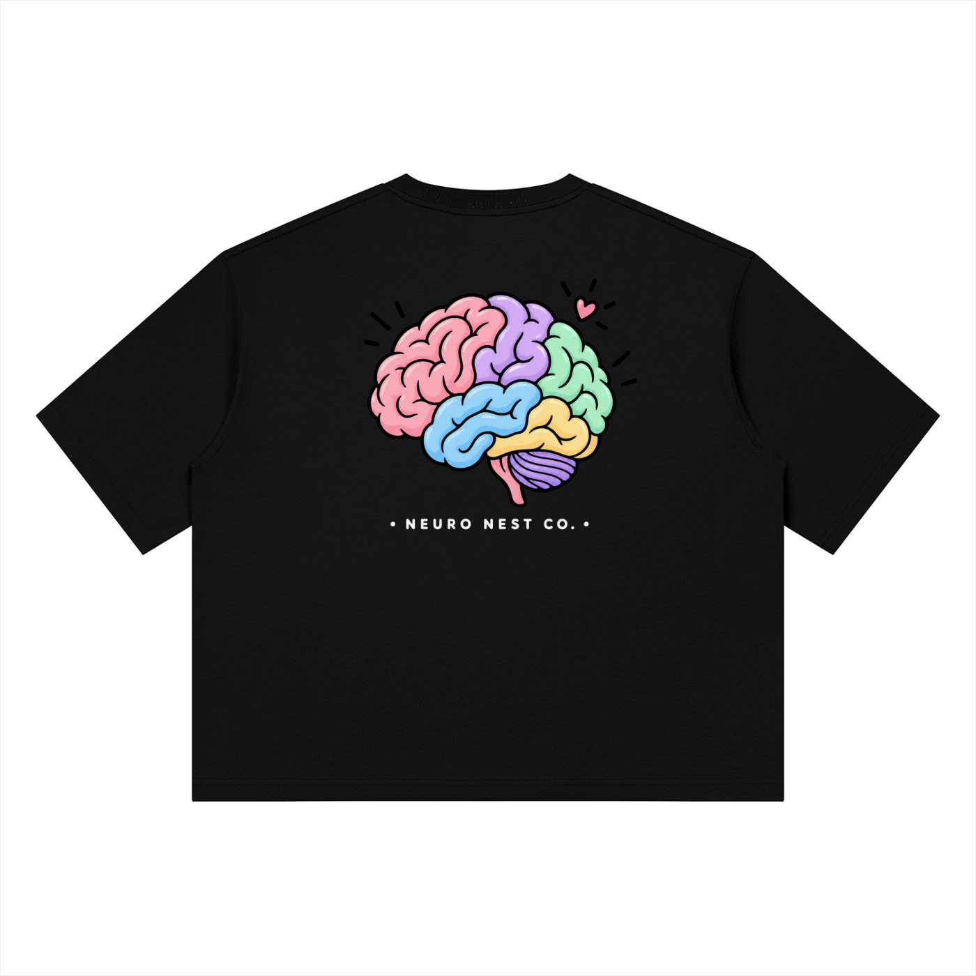 Neuro Nest Co. DBL Brain Unisex Heavyweight Boxy T-Shirt