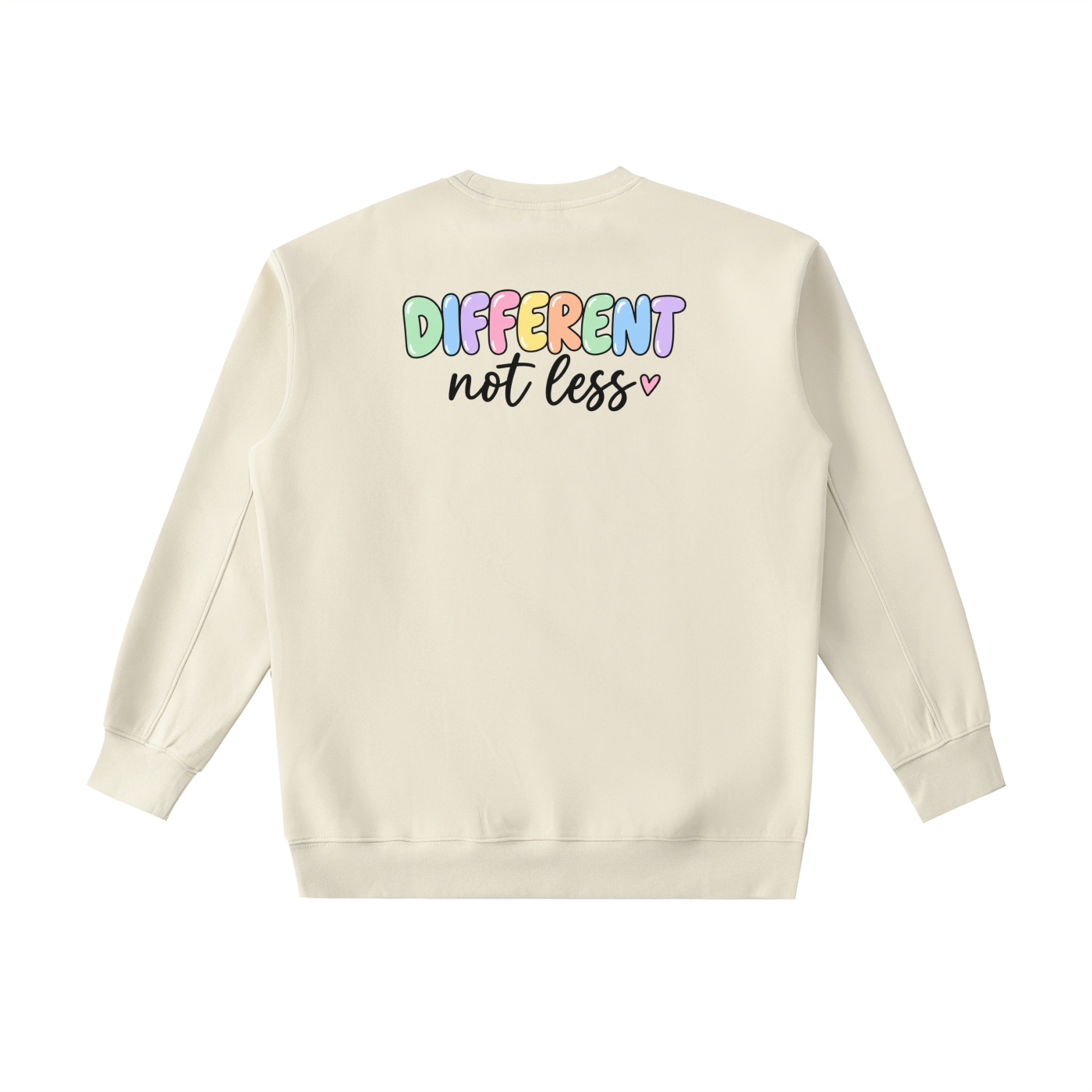 Different Not Less - Essential Heavyweight Crewneck Sweatshirt