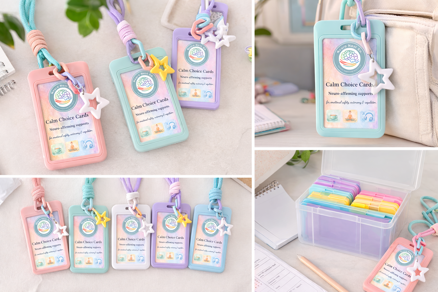 Neuro Nest Co. Card Lanyard