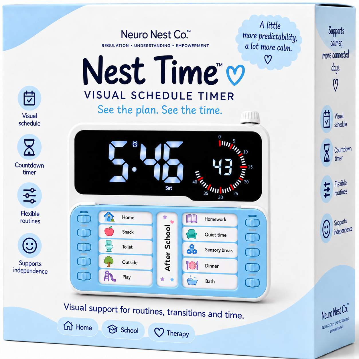 Nest Time™  Visual Schedule Timer