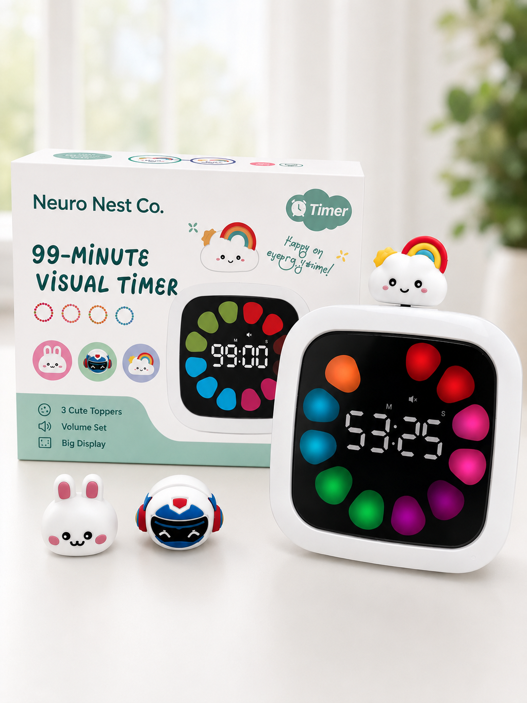 99 Minute Visual Timer