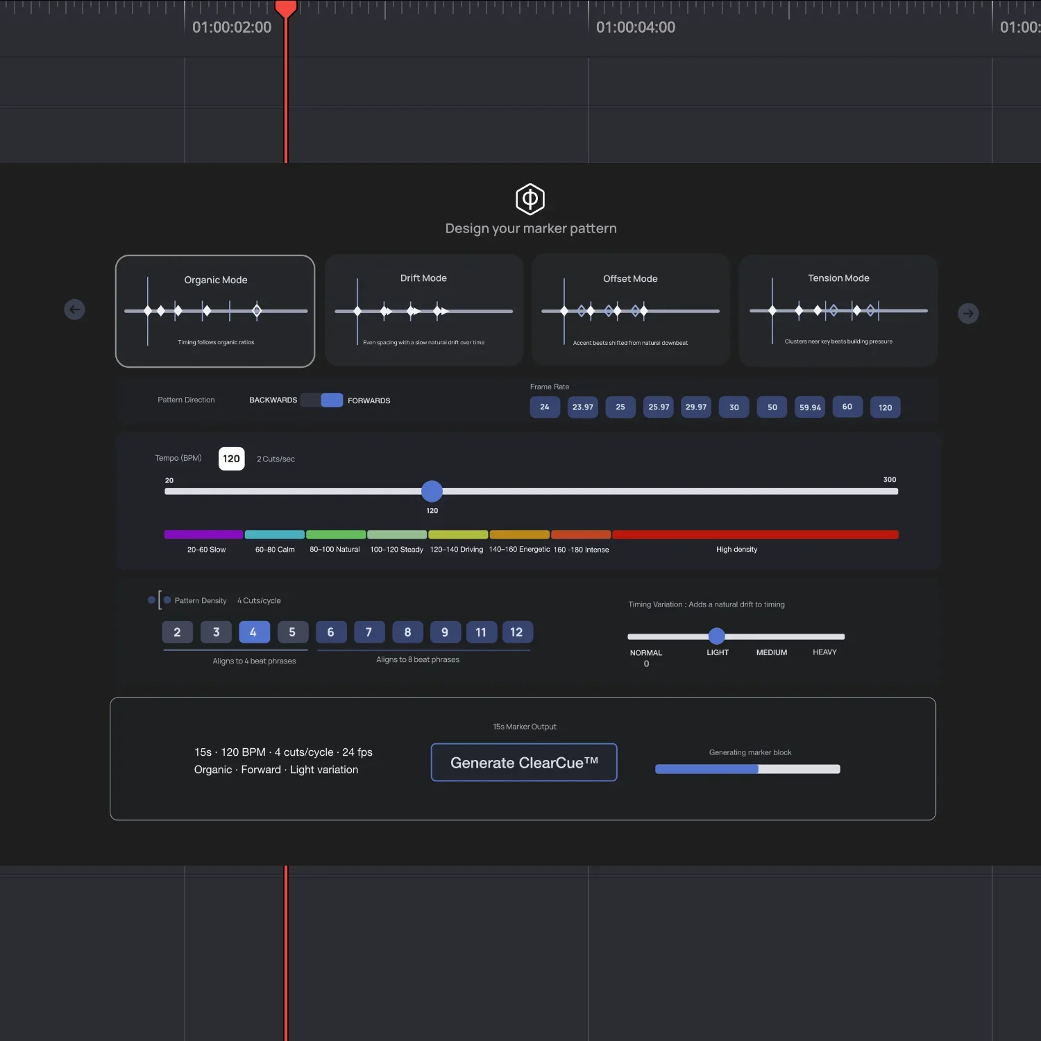 ClearCue Marker Engine
