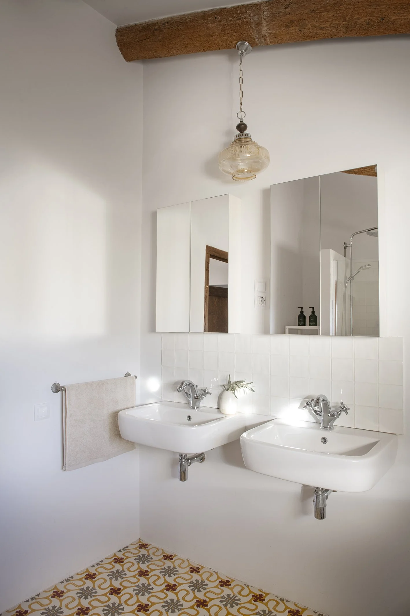 authentic Catalan home interior with natural light and design
