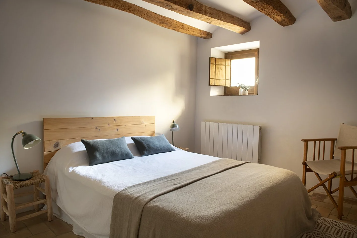 authentic Catalan home interior with natural light and design