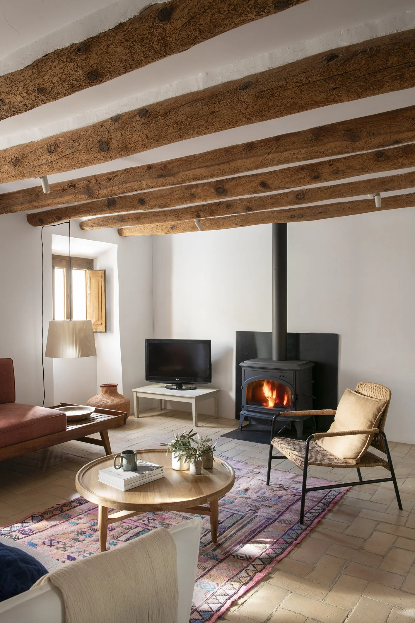 restored Catalan farmhouse with vineyard views Penedès
