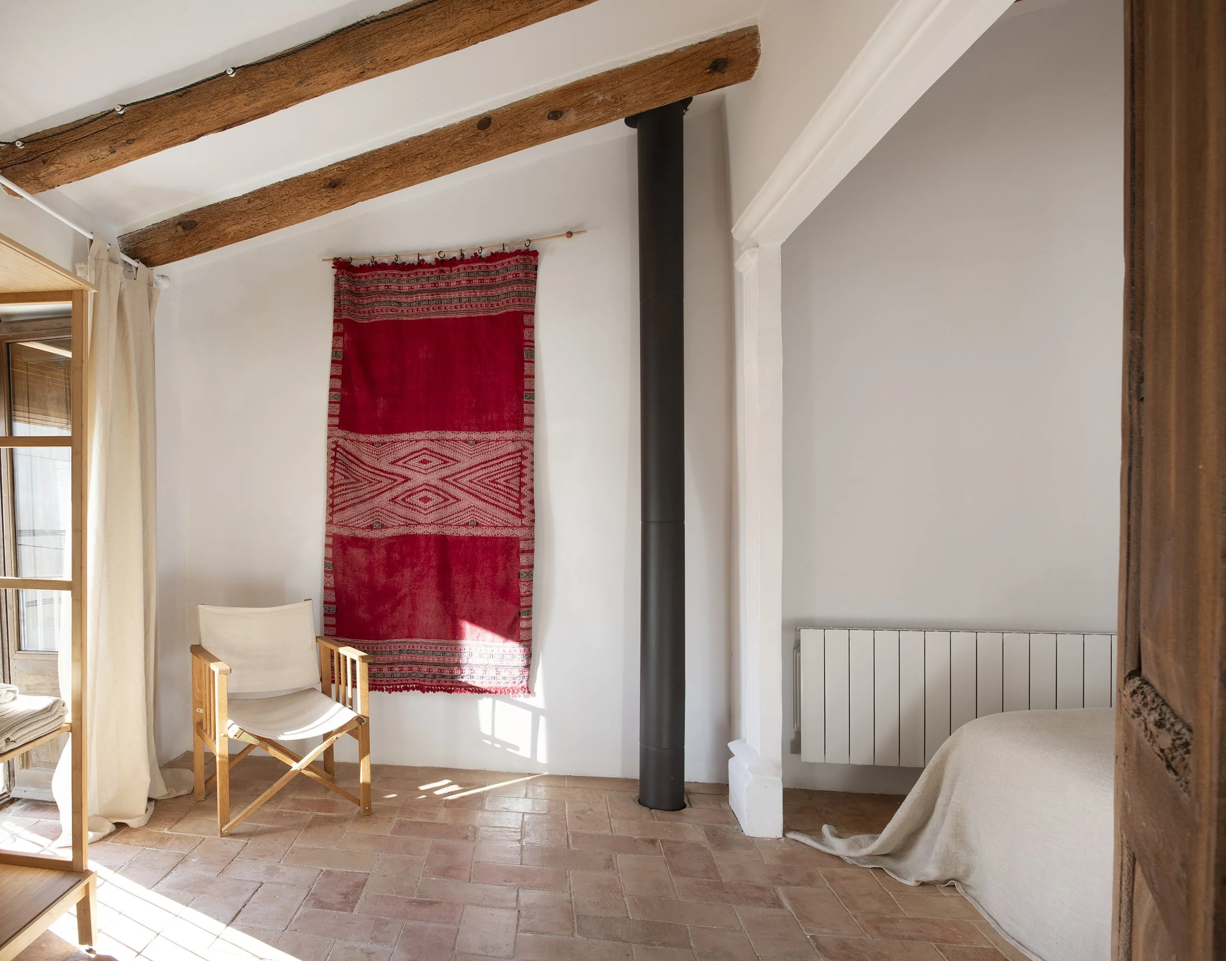 authentic Catalan home interior with natural light and design