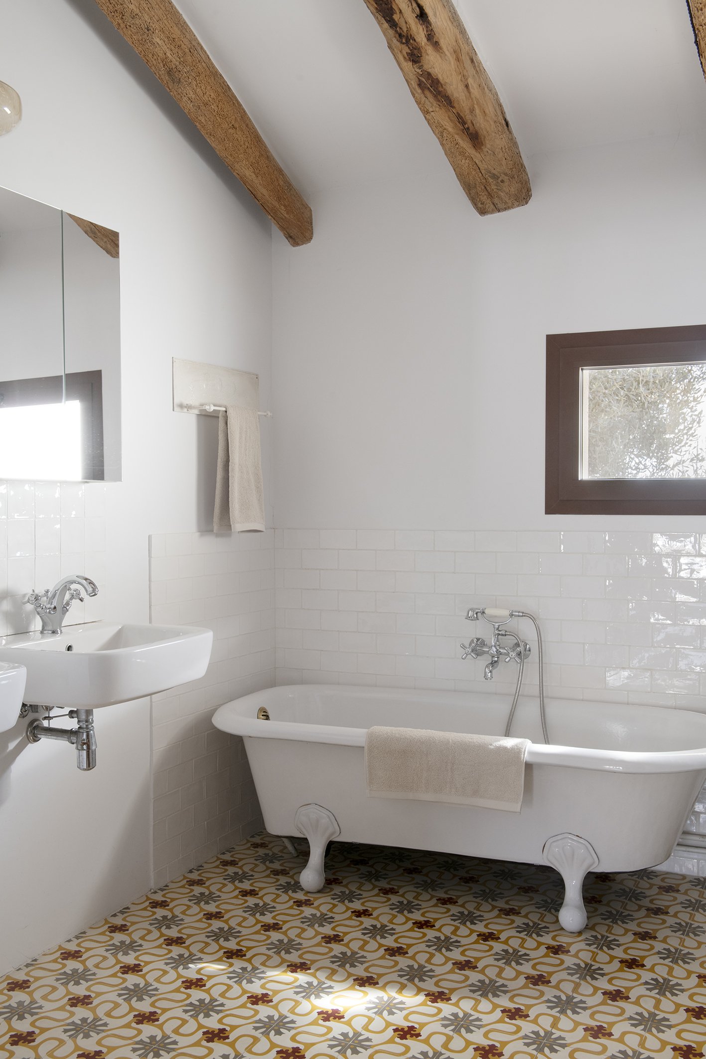 authentic Catalan home interior with natural light and design