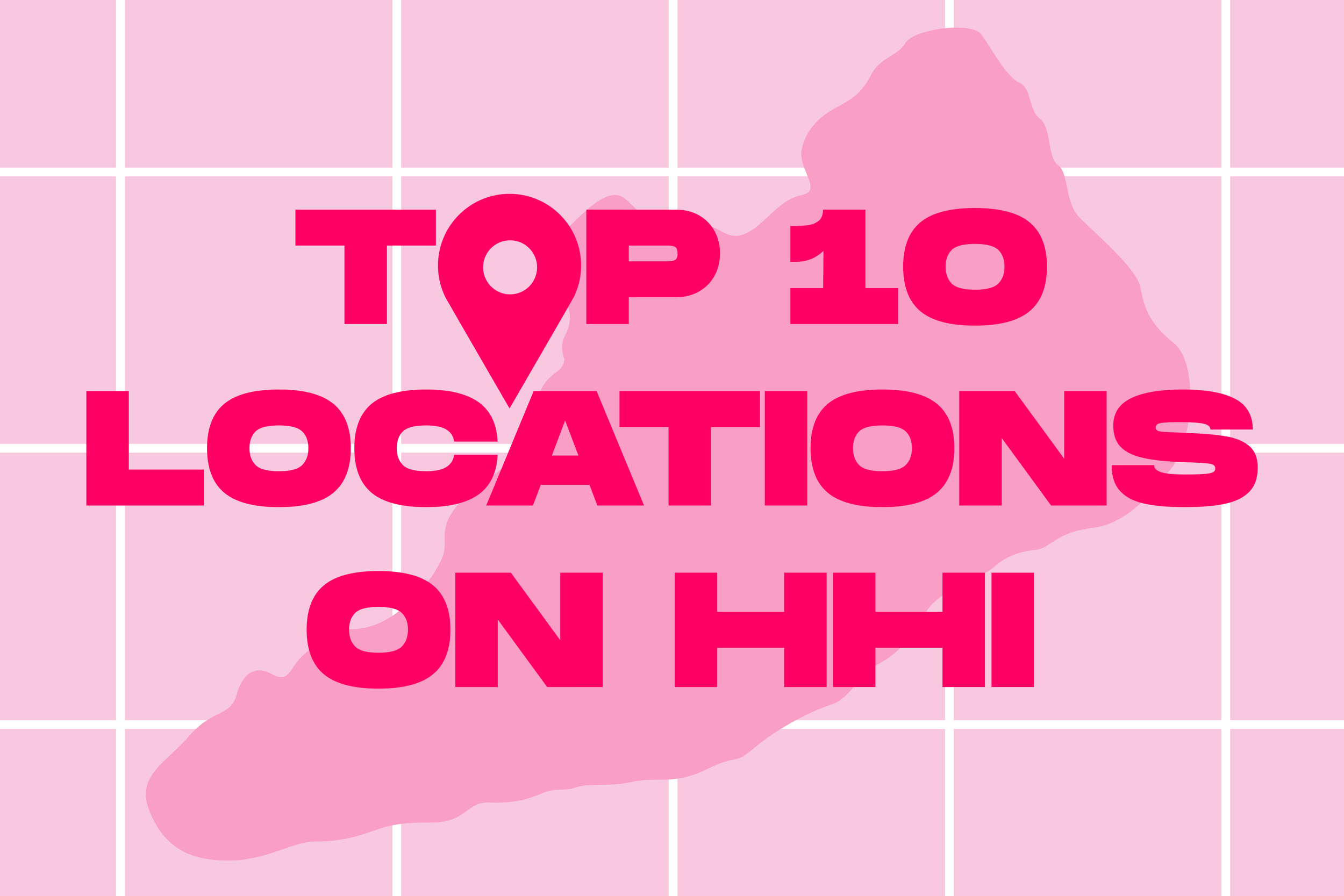 TOP 10 locations on       hilton head