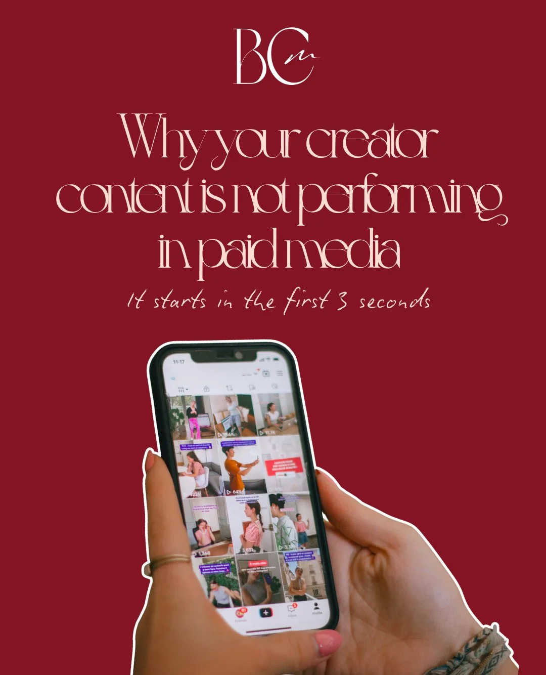 Most creator content fails in paid media before anyone even sees the product.⁠
⁠
Not because the creator is wrong or the budget is too small, but because the hook is not doing its job.⁠
⁠
Here is what actually stops the scroll, and how to brief for i