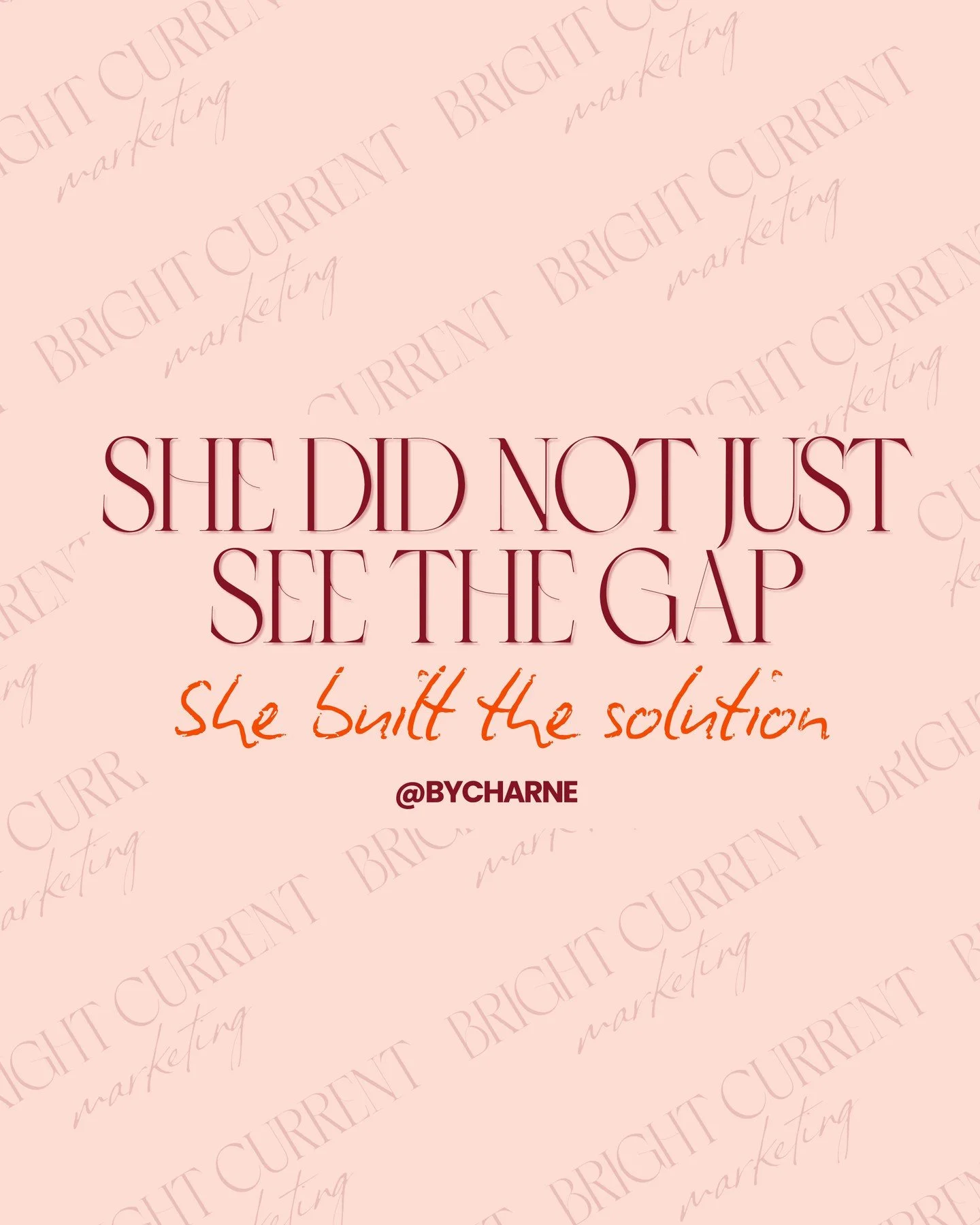 Meet the brain behind Bright Current Marketing. @bycharne 🧠✨⁠
⁠
Charn&egrave; Naicker spent over ten years inside some of the world's biggest marketing environments before deciding to build her own. At Unilever she led influencer validation and camp