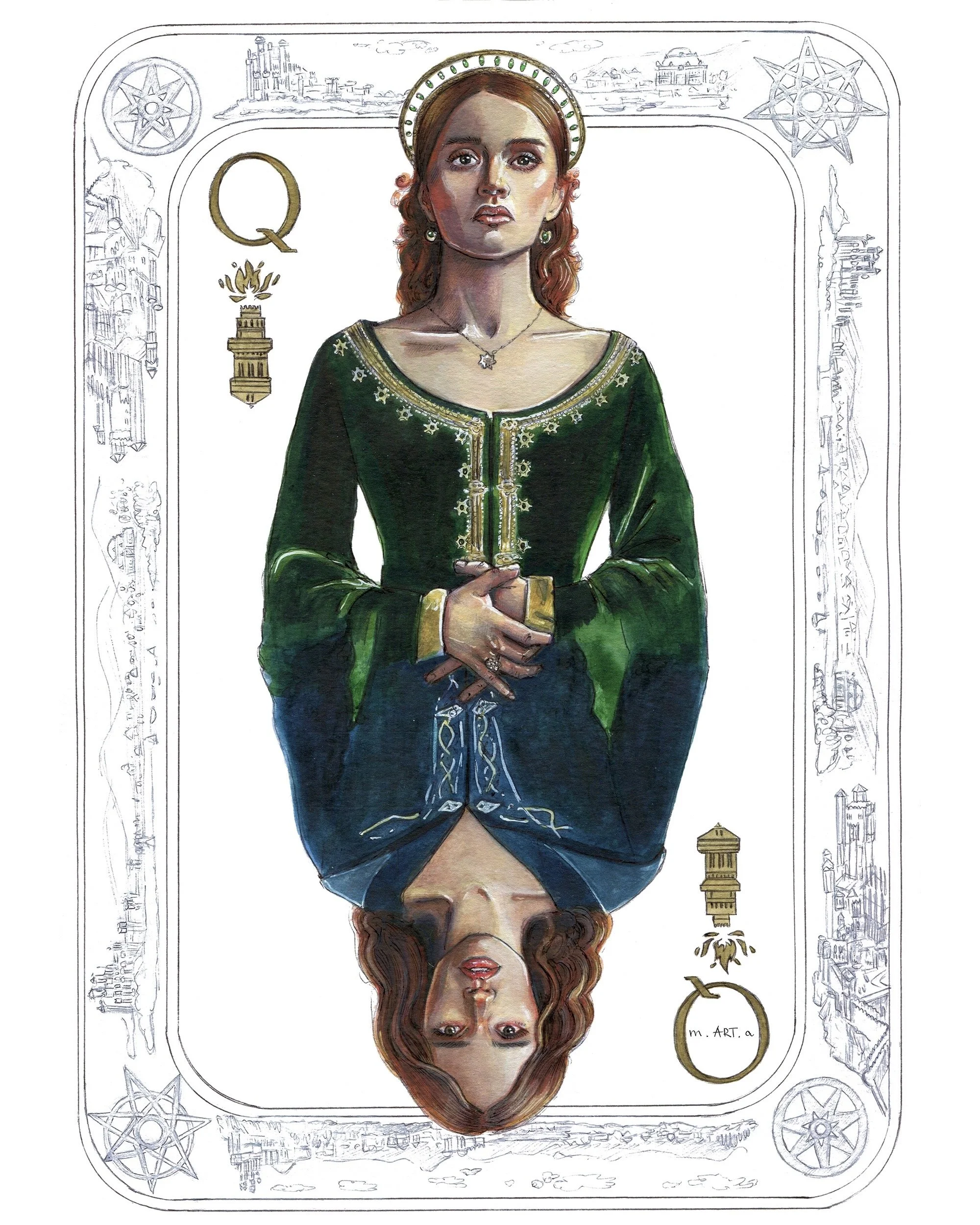 Alicent Hightower playing card