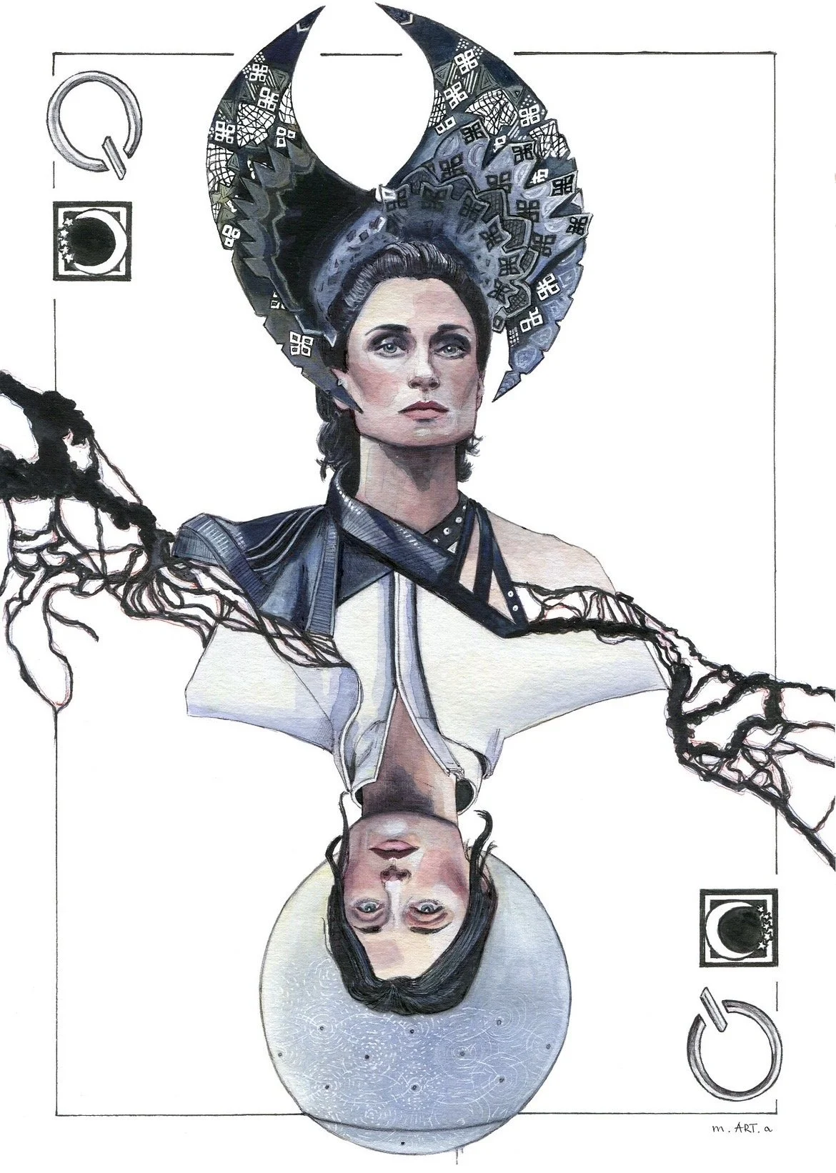 Lanfear Wheel of Time Queen Playing Card