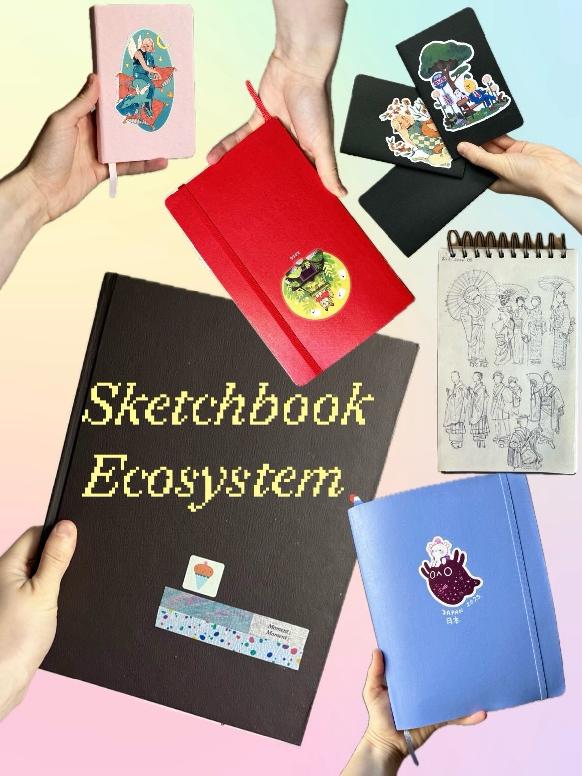 Not a journal but a sketchbook ecosystem if you&rsquo;d like to take a peek&hellip; 🔍🔍🔍 Most of the time I don&rsquo;t even use watercolours, but I never post anything other than watercolour works here.  Lately i&rsquo;ve been focused on copying &