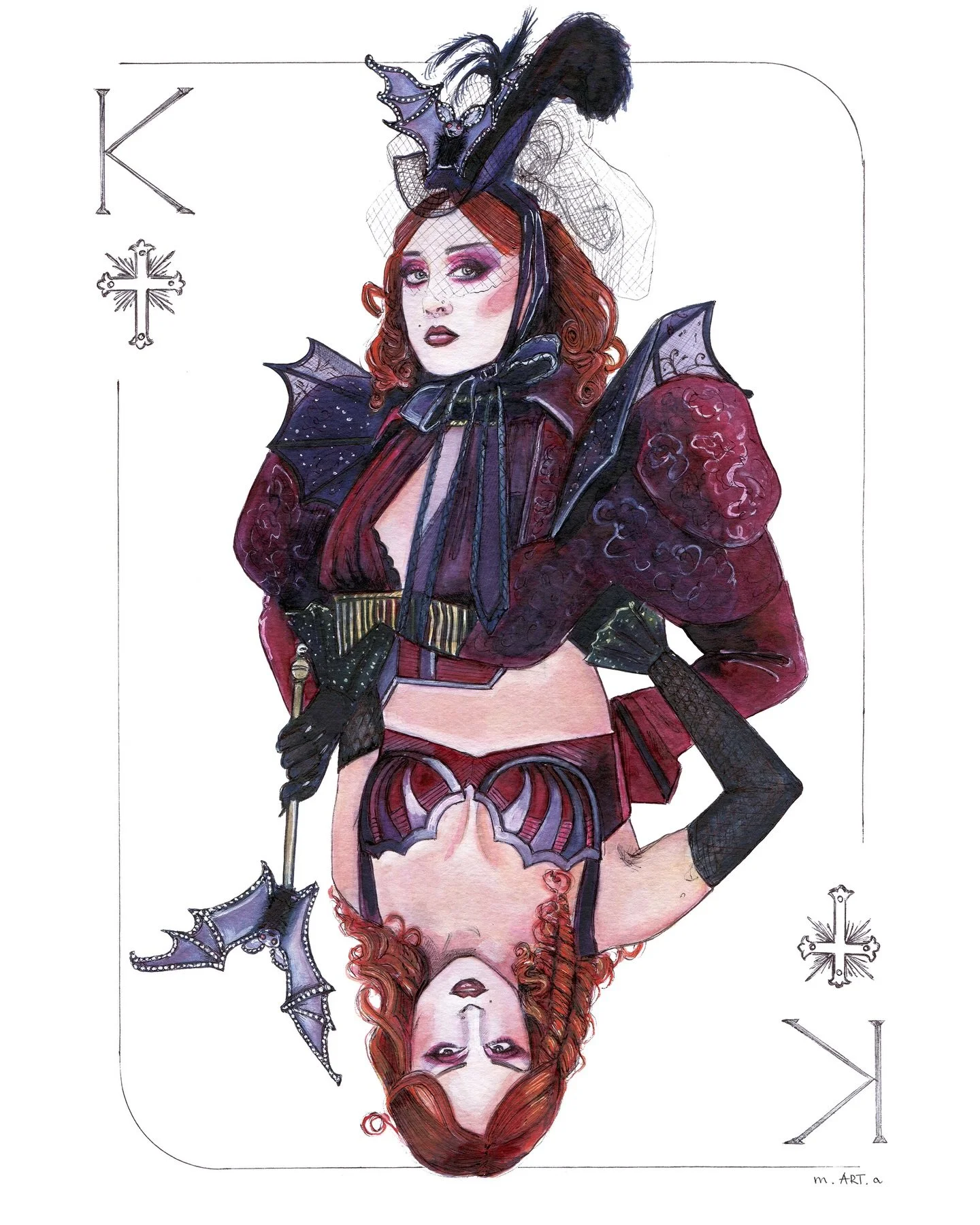 I present to you the fan favorite costume by yours truly! 🦇 One side always looks better, though&hellip; But I enjoyed this one immensely! Can&rsquo;t wait to see what Chappell and her incredible team have in store for us this year! 🙈#chappellroan 