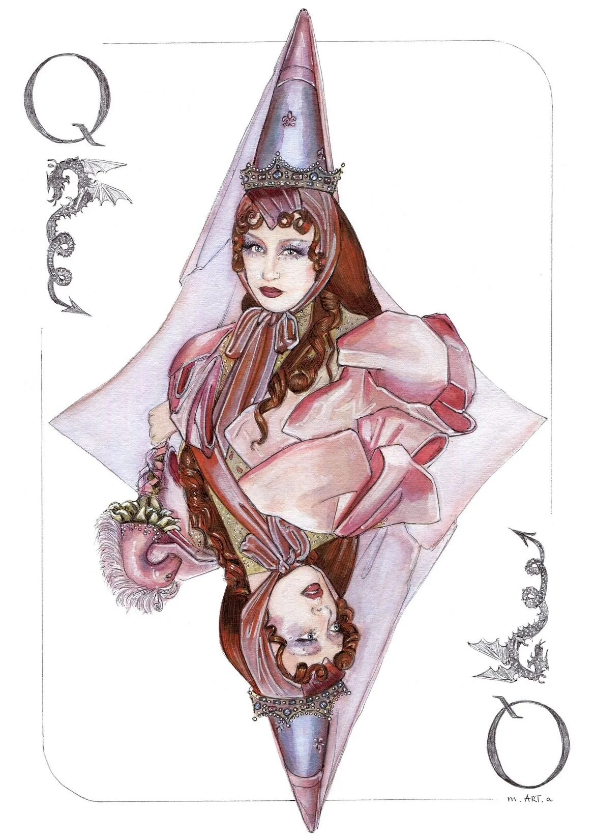 Chappell Roan Pink Pony Princess Queen Playing Card 