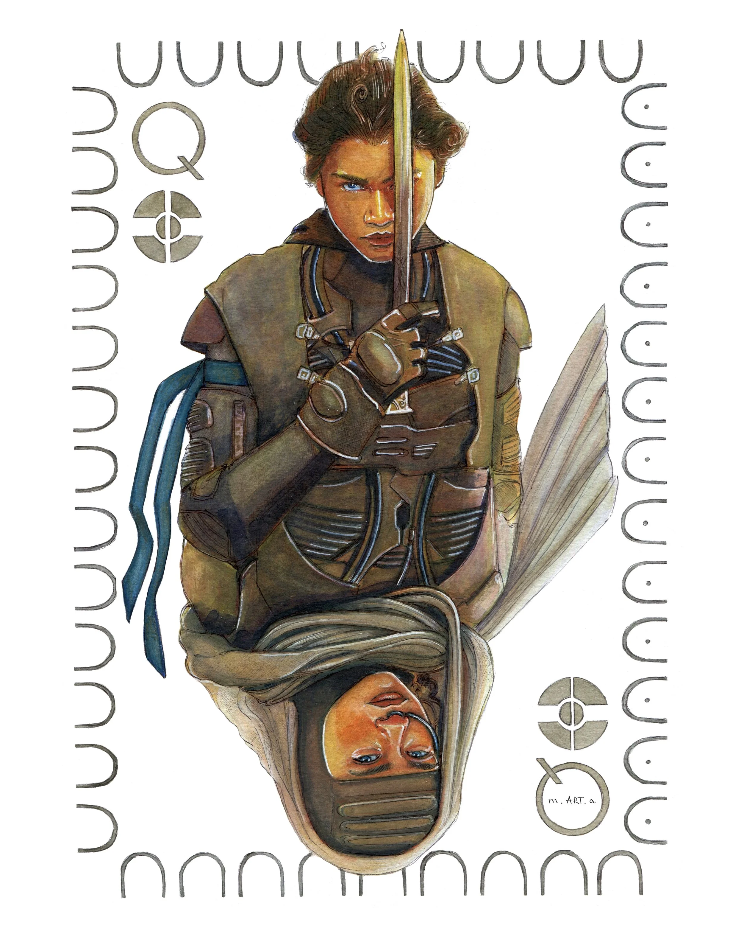 Chani Dune Queen Playing Card