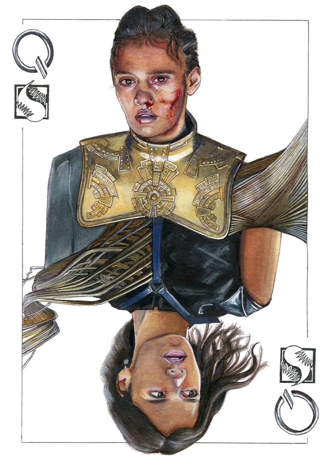 Egwene Al'Vere Wheel of Time Queen Playing Card