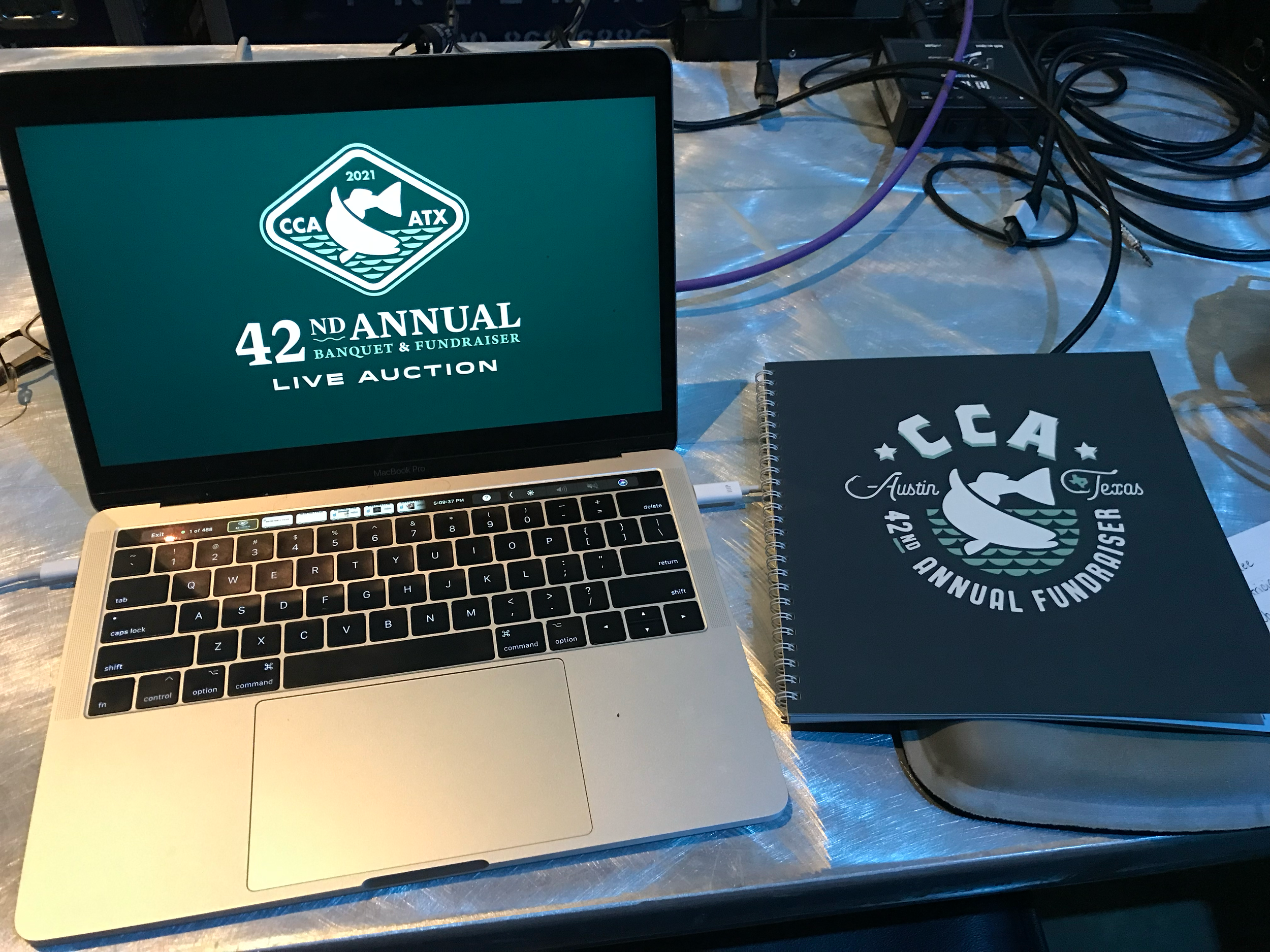 I run a Keynote presentation every year that accompanies the Live Auction, the biggest source of fundraiser revenue.