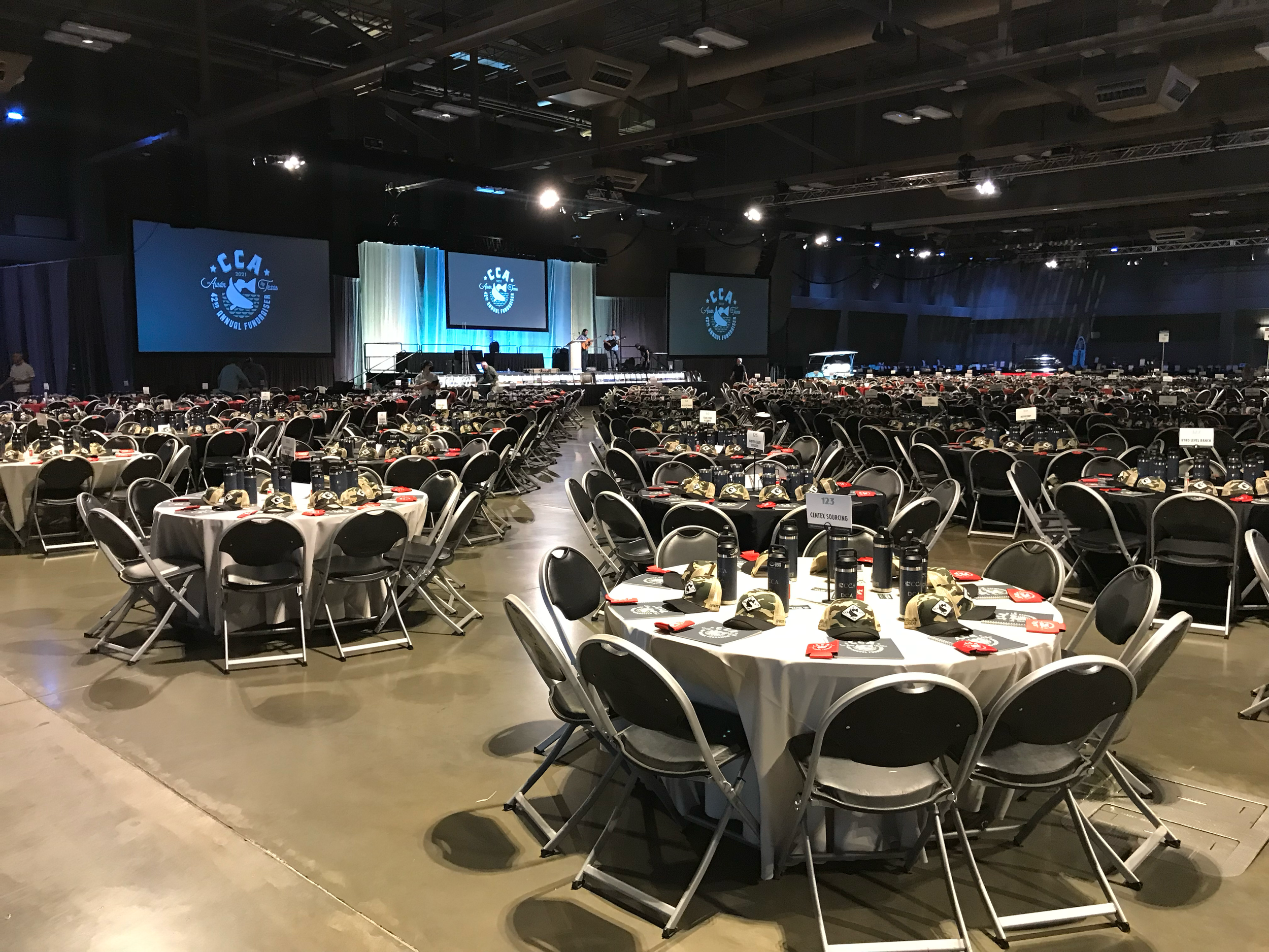 The Palmer Event Center hosts the annual event, with an average of around 1700 attendees.