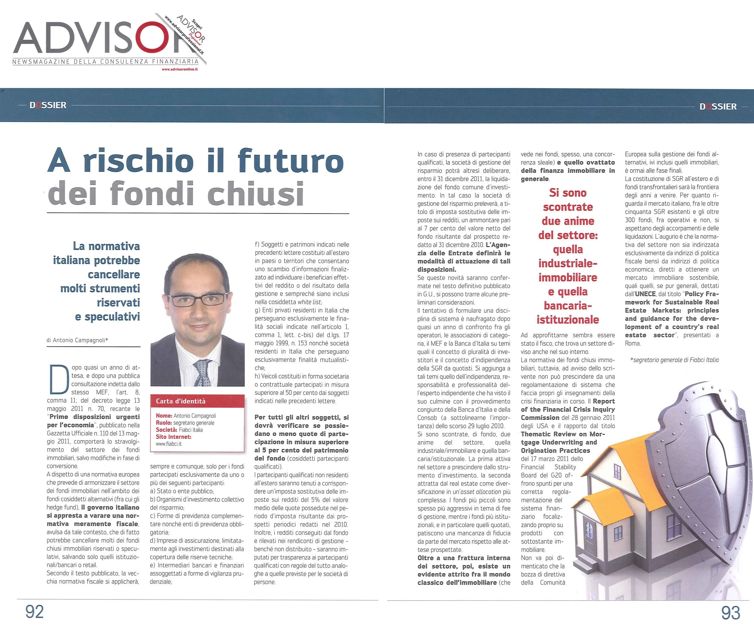Advisor - Newsmagazine della consulenza finanziaria