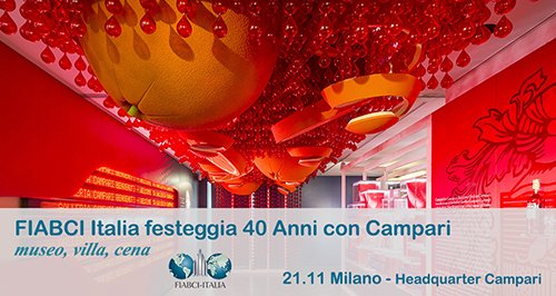 21.11 Milano | FIABI Italia festeggia il 40° con Campari