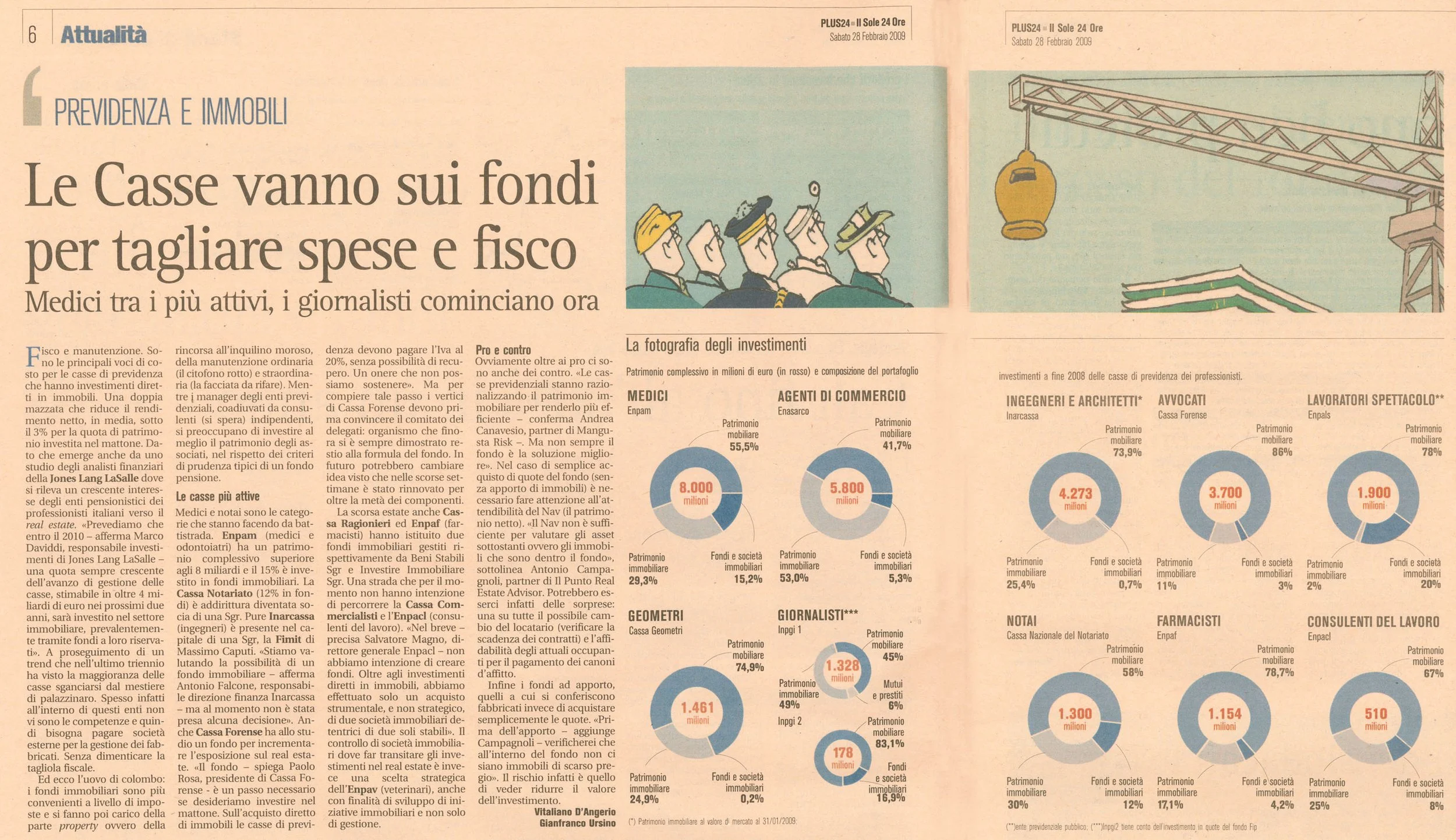 Fondi di Previdenza ed Immobili