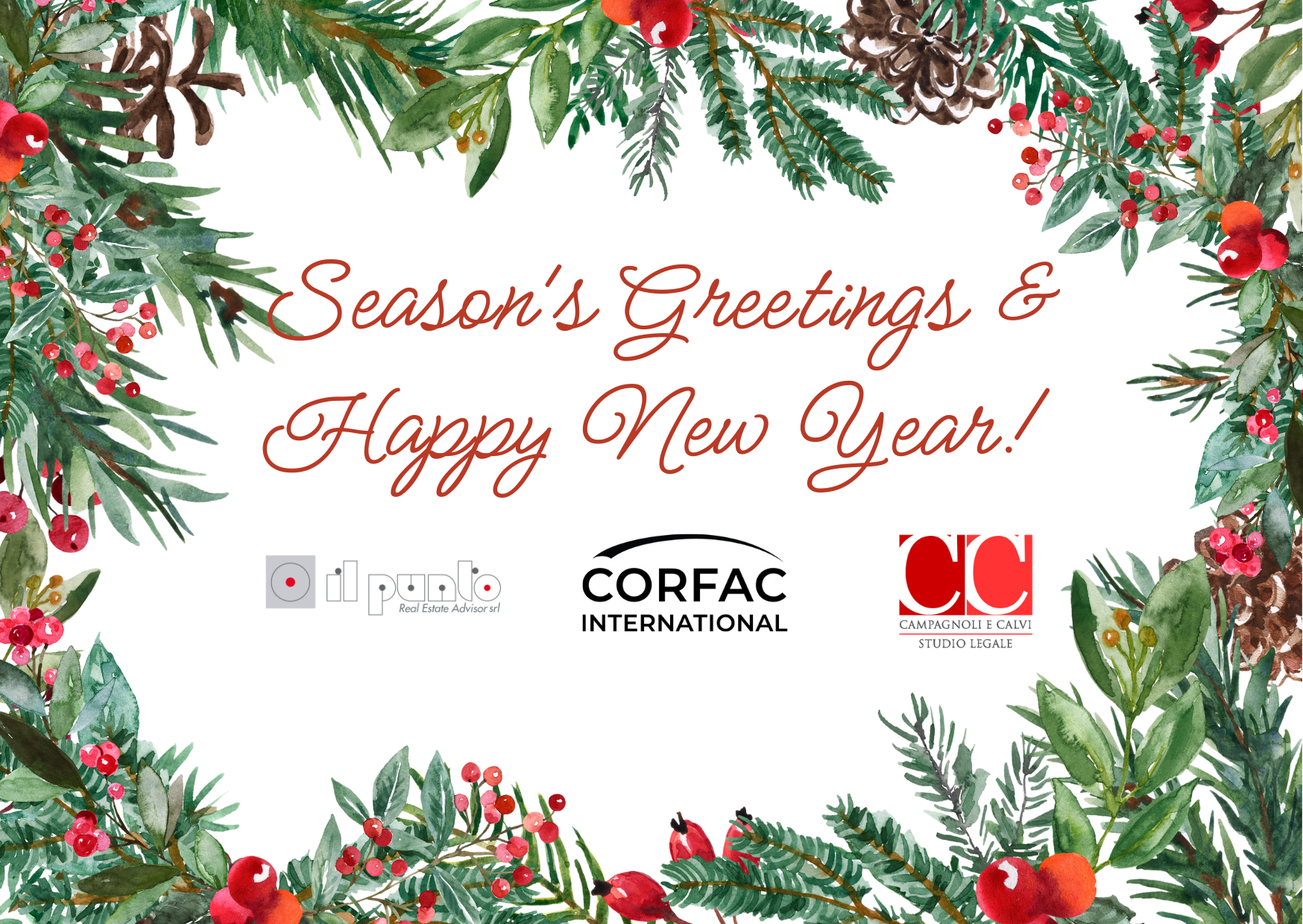 Season's Greetings & Happy New Year!