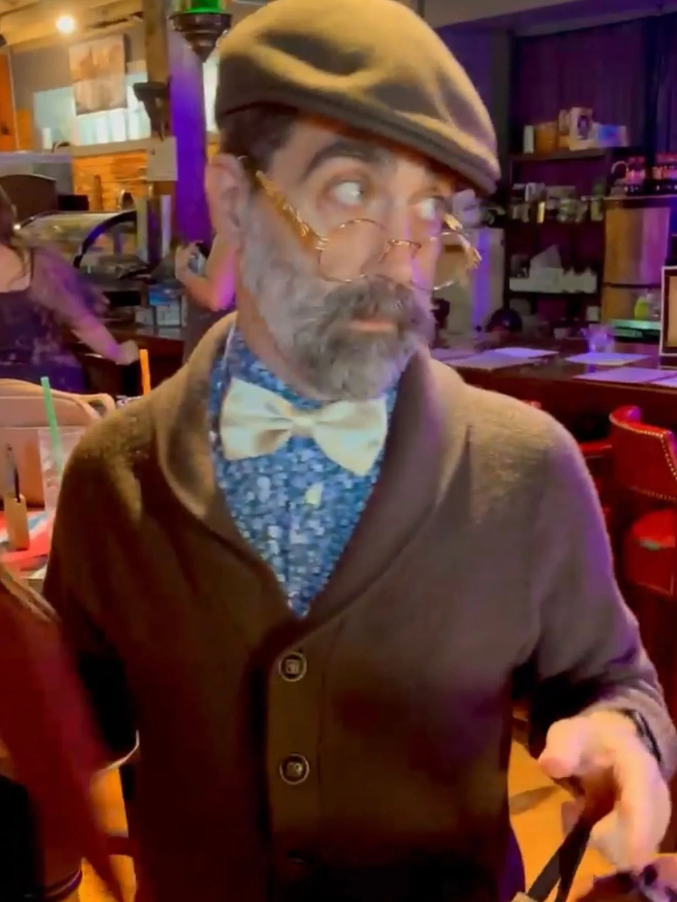 A delightful and unusual booking&hellip; more of these please!

Yesterday in Murphy, North Carolina turned into one of those perfectly unexpected Planet Acorn nights.

A bar crawl across four bars&hellip; and I was the &ldquo;murder mystery detective