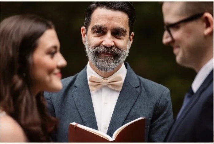 Traditional, whimsical, heartfelt&hellip; or involving a squirrel costume.

I love creating wedding ceremonies that feel personal and genuinely you. If you&rsquo;re looking for an officiant, send me an inquiry and let&rsquo;s plan a consultation to s