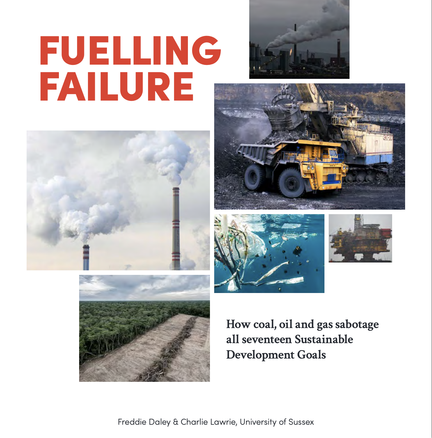 Fossil fuels are incompatible with every single Sustainable Development Goal