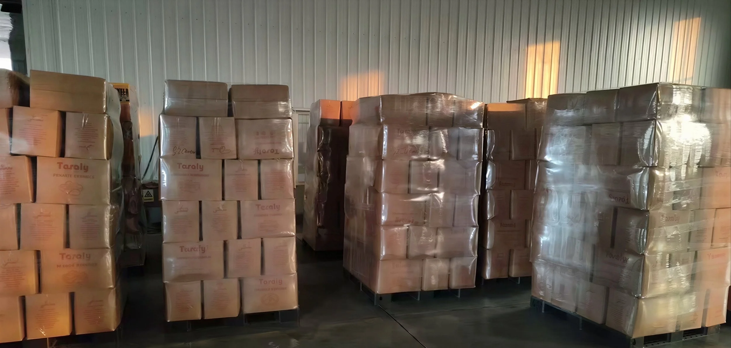 Our products in our warehouse.