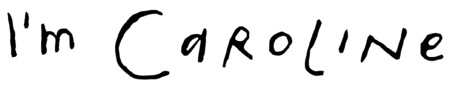 A black background with handwritten text that reads "I'm Carbon"