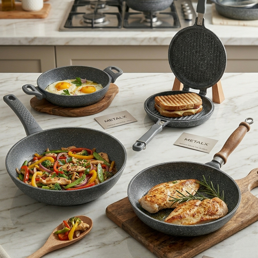 Customizable Non-Stick Cookware Sets for Retailers