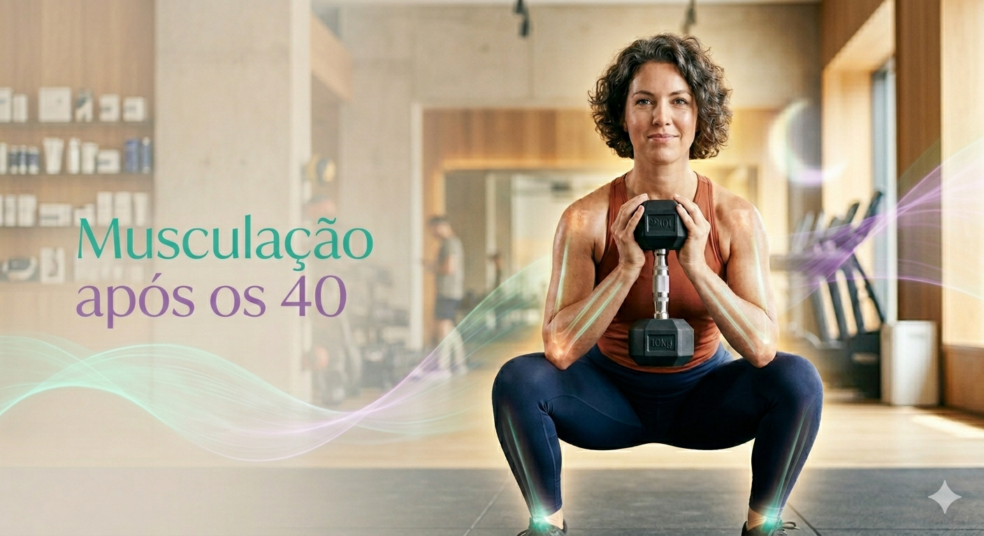 Musculação após os 40: o hábito que pode transformar sua saúde, energia e longevidade