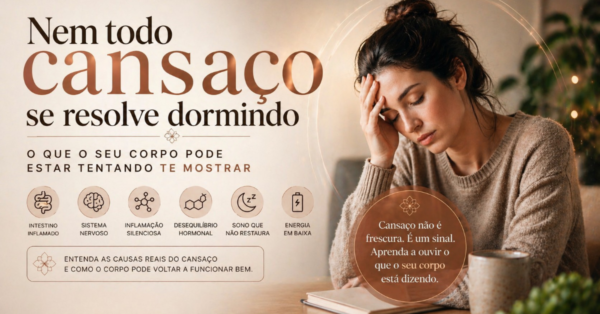 Nem todo cansaço se resolve dormindo