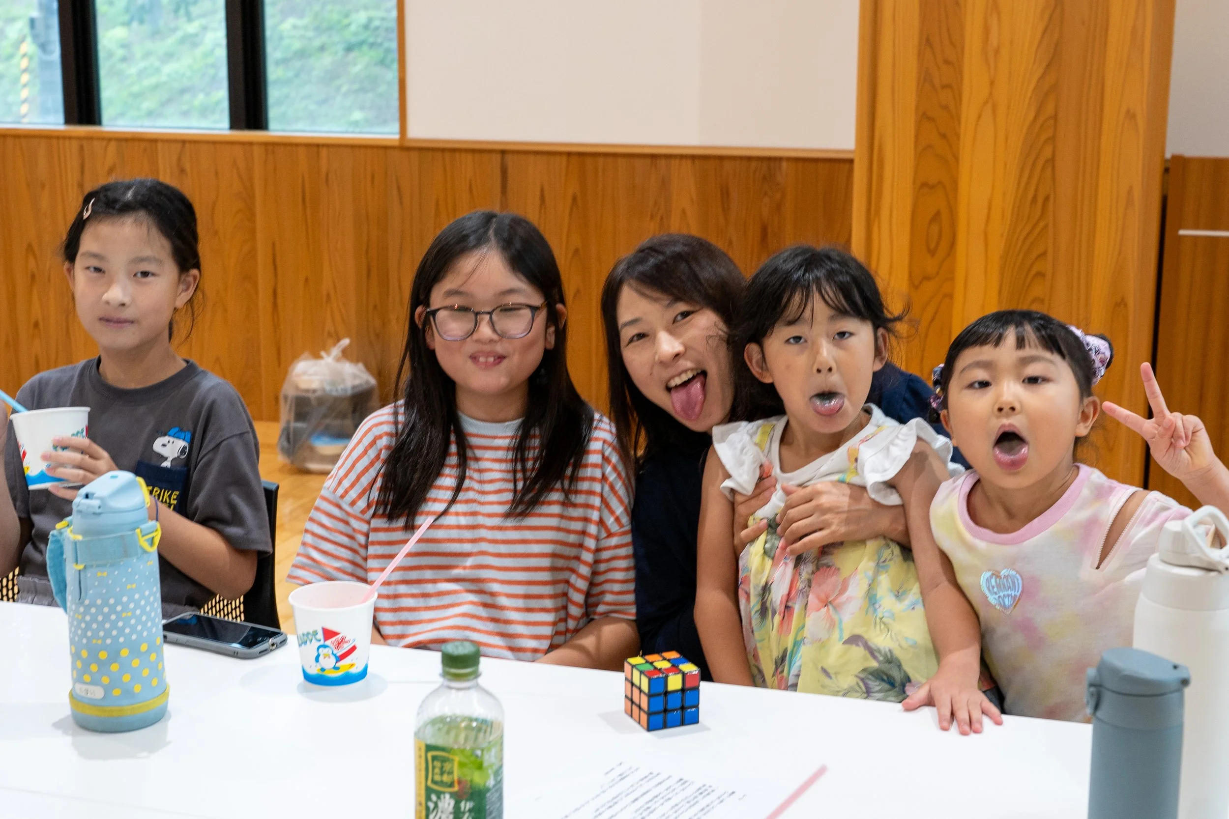 親子と楽しむ鶴岡六学区バドミントンスポーツ少年団-4