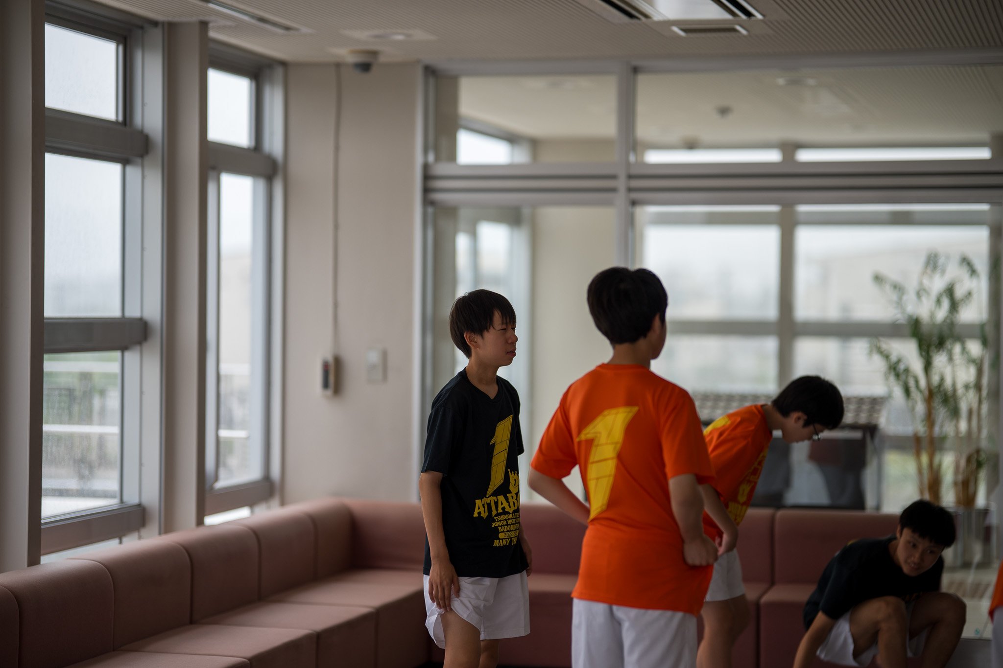 山形県鶴岡市ジュニアバドミントンクラブ南三陸町練習試合燕沢ジュニア様県総体にむけて