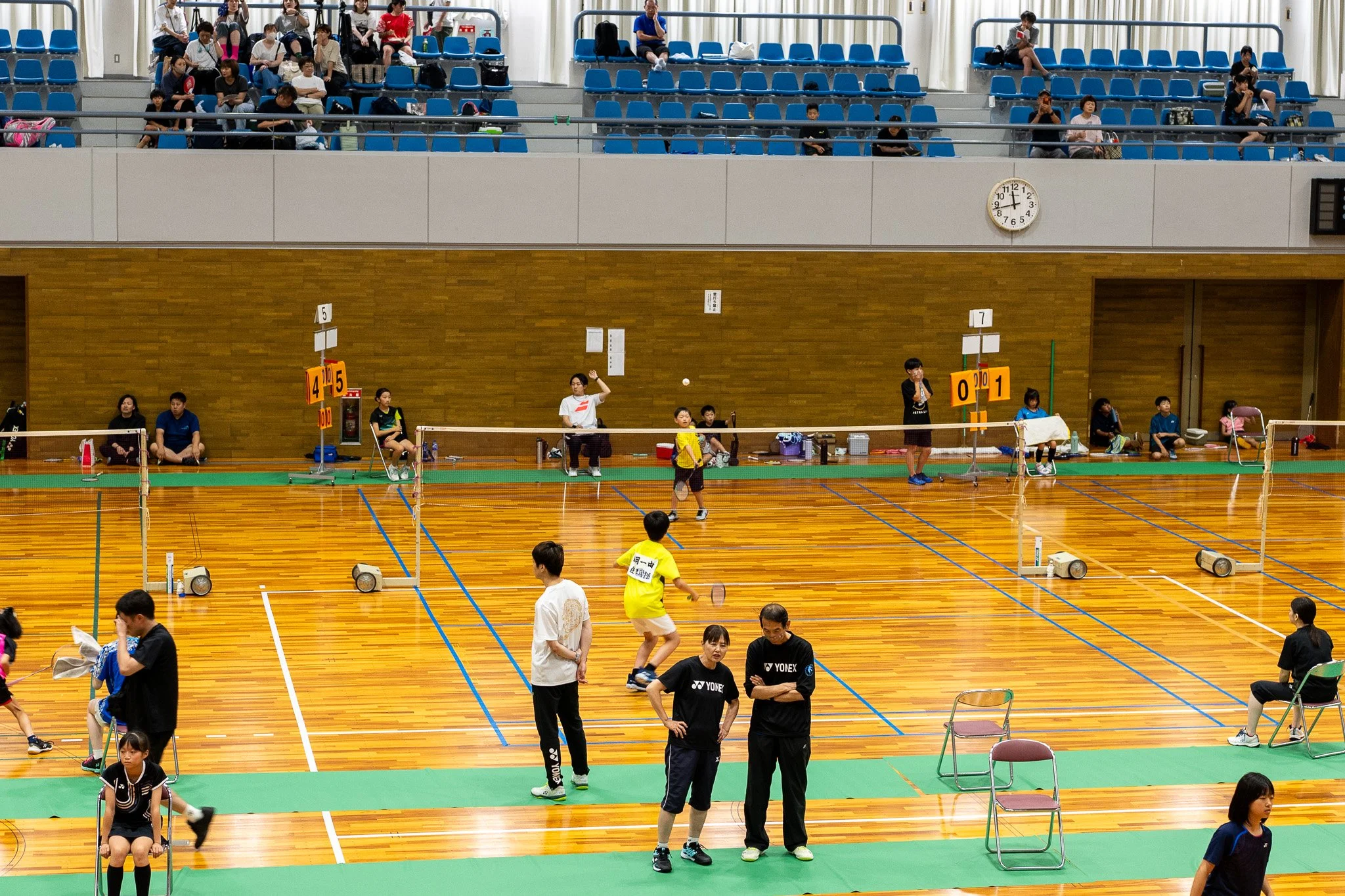 山形県鶴岡市ジュニアバドミントンクラブ南三陸町練習試合燕沢ジュニア様県総体にむけて
