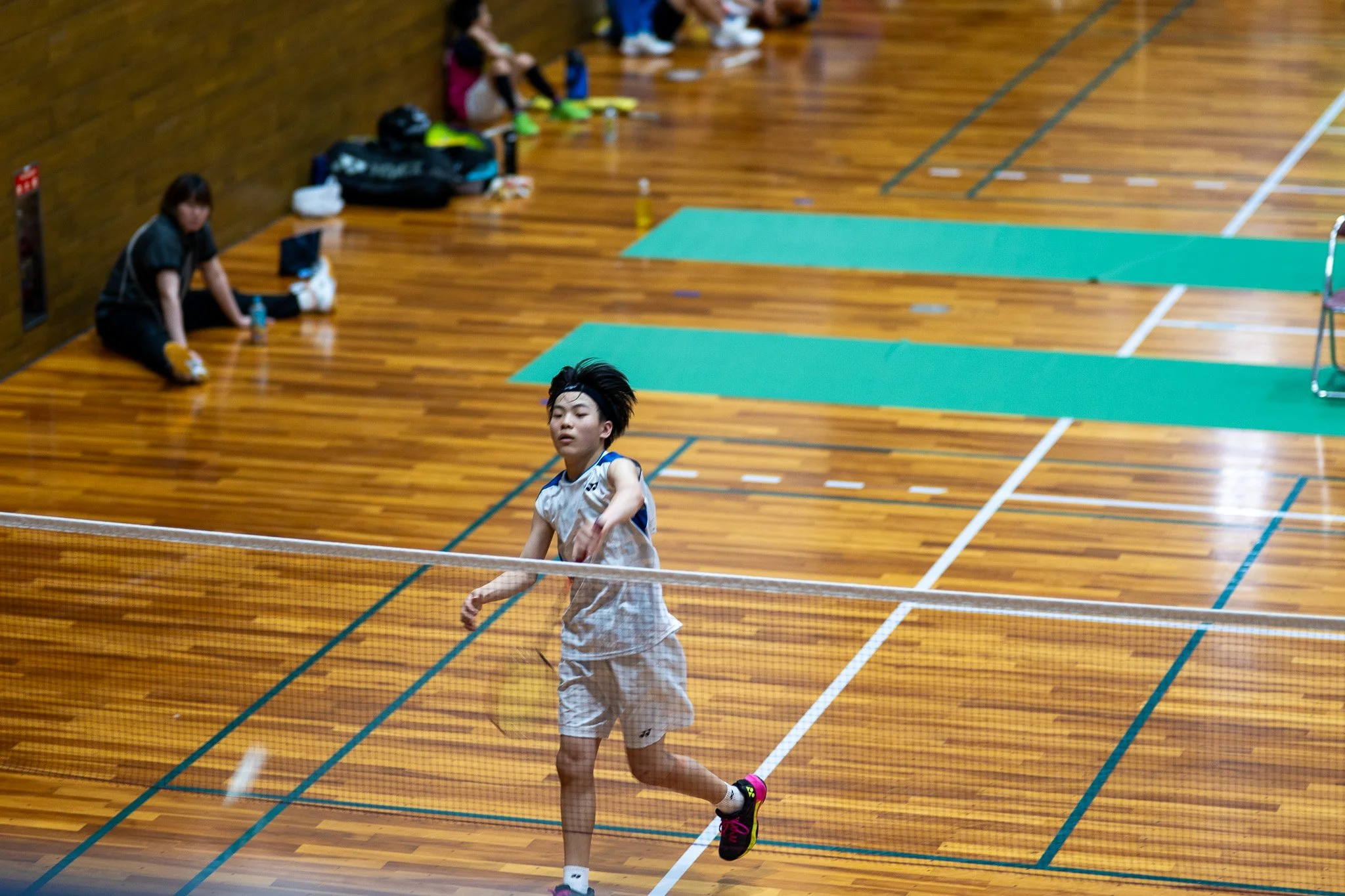 山形県鶴岡市ジュニアバドミントンクラブ南三陸町練習試合燕沢ジュニア様県総体にむけて