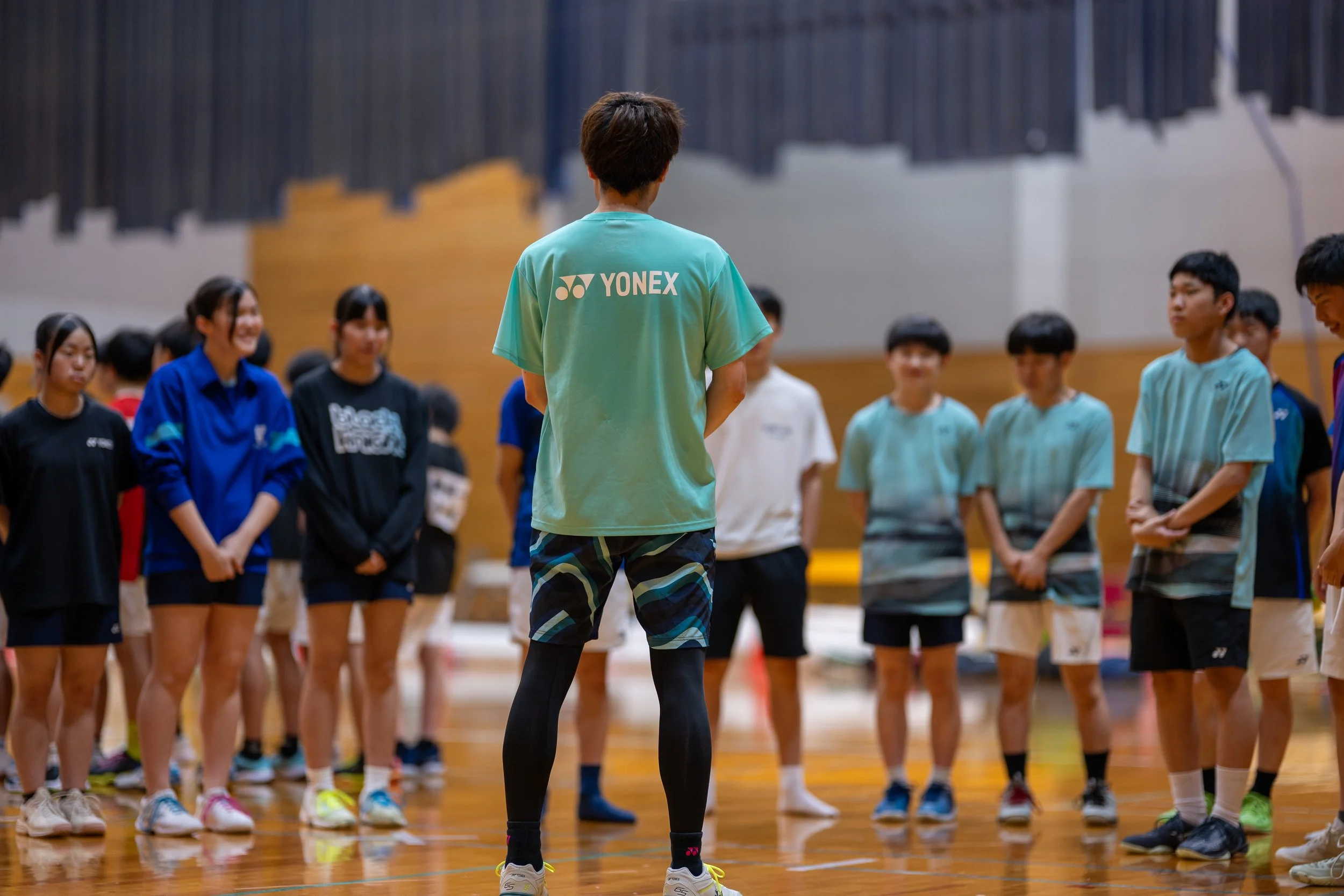 山形六中様・三川中学校バドミントン部様との合同練習会②